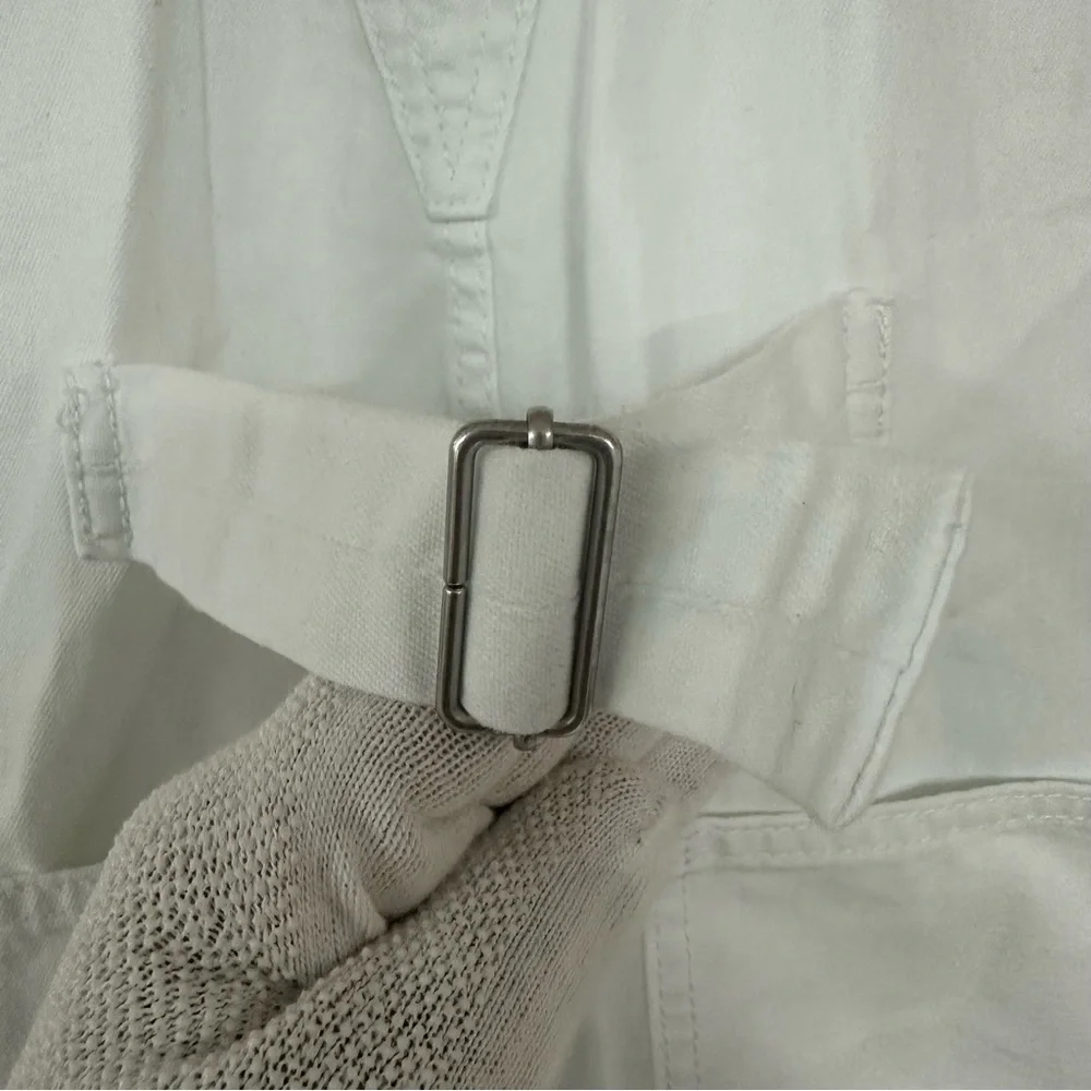 No Boundaries White Shortalls size XL Women - Picture 6 of 13